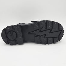 Load image into Gallery viewer, Buffalo Aspha GLD Zip Plateau-Sandale VEGAN Schwarz
