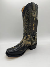 Load image into Gallery viewer, Sendra Boots Western Cowboy Boots Biker Boots 6341 Florentic Negro Denver Handmade
