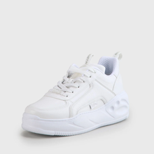 Lade das Bild in den Galerie-Viewer, Buffalo Boots Sneaker Schuhe FLAT SMPL Nappa White Plateau VEGAN
