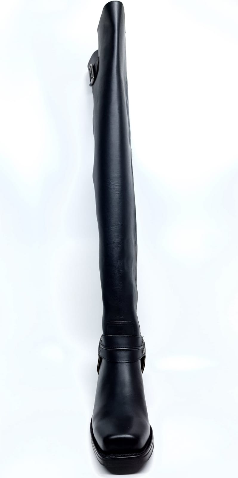 Sendra Boots 8105 Overknees High Shaft Muscle Boots Leather Biker