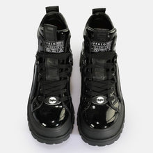 Lade das Bild in den Galerie-Viewer, Buffalo Boots Aspha Ankle-Boot Vegan Schwarz-Lack
