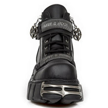 Lade das Bild in den Galerie-Viewer, New Rock Schuhe Ankle Boot Metallic M-1065-V1 Vegan
