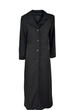 Load image into Gallery viewer, Women&#39;s Coat Elegant Long Coat Black Gothic Wool Coat
