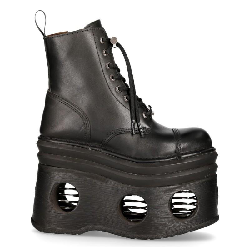 New Rock Schuhe Gothic Cyber Boots Plateauschuhe M-MILI083CCT-C3 NEU